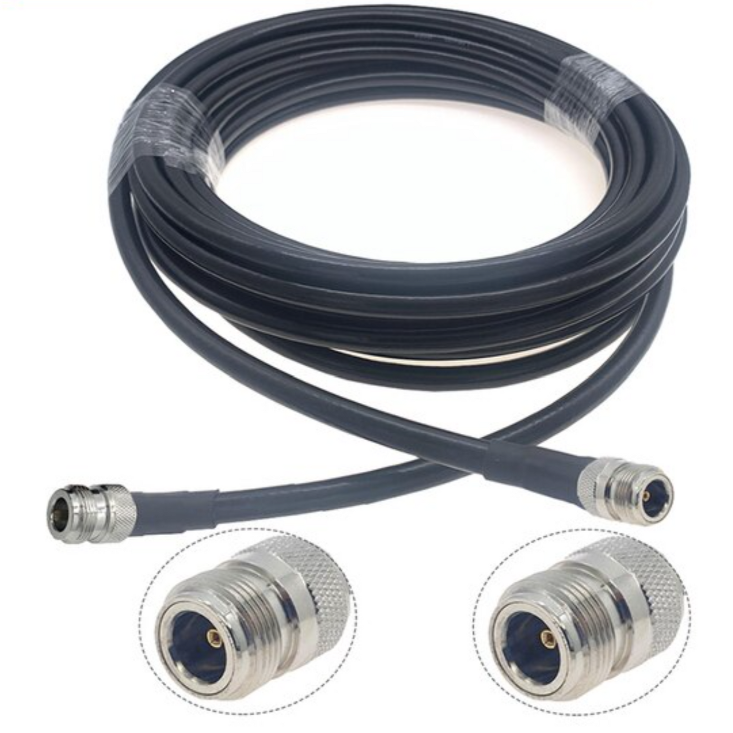 N-type Female to N-type Female LMR400 Coaxial Cable